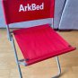 ArkBed Foldable Camping Outdoor Folding Chair Support Hiking, Picnics, Patio, Beach, Fishing (Red)