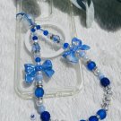 Bow beaded phone charm