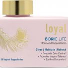 Loyal Boric Life - Boric Acid Vaginal Suppositories - 600mg - Supports Odor Control -
