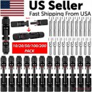 10/20/50/100/200 Pairs Male Female Solar Cable Connectors For DIY Solar Panel US