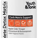 Youth & Tonic Balanced Detox Pills as Complete Gut Cleanse & Carb Matrix Support