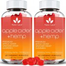 (2-Pack) Gummies for Stress & Relaxation with Apple Cider – 3000mg - ACV - 120ct