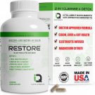 Restore 2 In 1 Colon Cleanse & Detox w/ Psyllium - Supports Digestion, Debloating