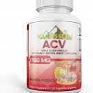 Vicksson Apple Cider Vinegar Pills 1700 mg of ACV with Garlic, Ginger,