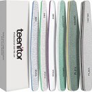 Teenitor Nail File Nail Buffer, 6 pcs Nail Files and Buffers for Natural Nails, Emery Boards