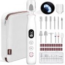 Electric Nail Drill, Cordless 2000 mAh Rechargeable Portable Nail File 12 in 1 Kit
