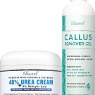 Ebanel Set of Professional Callus Remover for Feet, and Urea Cream 40% Plus Salicylic Acid 2%,