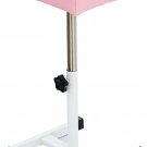 Pedicure Manicure Footrest Adjustable Height Stand Beauty SPA Salon Nail Care Pink