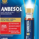 Anbesol Maximum Strength Liquid, Instant Oral Pain Relief for Toothaches, Mouth Sores
