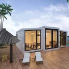Modern Expandable Container Home Prefab Tiny House Waterproof Modular Steel Cabi
