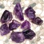 Leo Energy Healing Natural amethyst raw crystal stone pebble set energy stone block