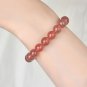 Pisces Energy Healing Strawberry Crystal Bracelet - A Lucky Gift for Love