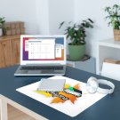 Autumn Leaf Rectangle Mousepad 12"x10"（with Stitched Edges）