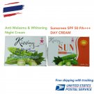 KISSING Bitter Gourd Skin Whitening Melasma Anti Dark Spots Acne Day+Night Cream