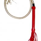 Leather Indiana Joan Red & Gold Hot Love Whip