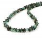 Emerald Nuggets Stone necklace, 925 Sterling silver plated Necklace, 22inch