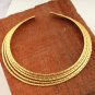 22k gold plated Choker/Hasli Necklace for women, Brass handmade jewelry