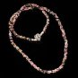 Natural Tourmaline Beaded Necklace, Three Layer 925 Sterling necklace for women
