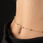 Dainty 18k Gold GP Body Waist Chain Adjustable Sexy Bikini Belly Chain women