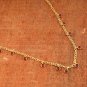 Red Color Cz stone necklace, Brass with 22k gold plated jewelry for women