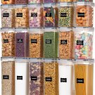 Airtight Food Storage Containers with Lids, Vtopmart 24 pcs Plastic Kitchen