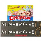 Operation Game Replacement Pieces & Parts 2 COMPLETE SETS of 12 Funny Ailments