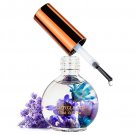 JIASHENG Cuticle Oil, Lavender Scented Cuticle Nail Oil Infused with Real Flowers