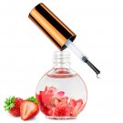 JIASHENG Cuticle Oil, Strawberry Scented Cuticle Nail Oil Infused with Real Flowers, Hydrates