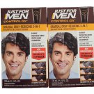 Just For Men CONTROL GX Grey Reducing 2in1 4oz ( 2 pack ) NEW LOOK!