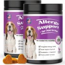 Dog Allergy Chews for Immune Support,400 PCs Formula Supports Skin Health