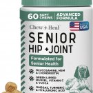 Glucosamine for Dogs Hip and Joint Supplement - 60 Senior Dogs Mobility