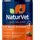 NaturVet All-in-One Dog Supplement - for Joint Support, Digestion, Skin, Coat Care