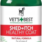 Vet's Best Healthy Coat Shed & Itch Relief Dog Supplements | Relieve Dogs