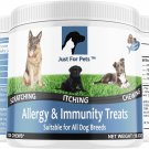Dog Allergy Relief Chews - Itching Skin Relief with Probiotics and Turmeric for Dogs