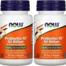 Probiotic10 50 Billion - Now Foods - 50 - VegCap -(Pack of 2)