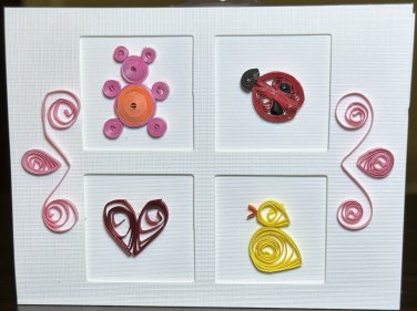 quilled greeting card
