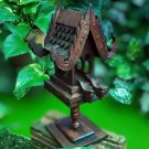 Mini Wooden Spirit House – Authentic Thai Guardian Shrine for Home Decor