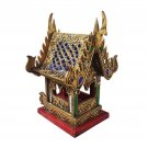 Thai Spirit House – Authentic Thai Guardian Shrine for Home Decor Gold Color