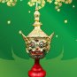 Khon Mask Thao Wessuwan God of Wealth - Prosperity and Protection 18cm x 12cm