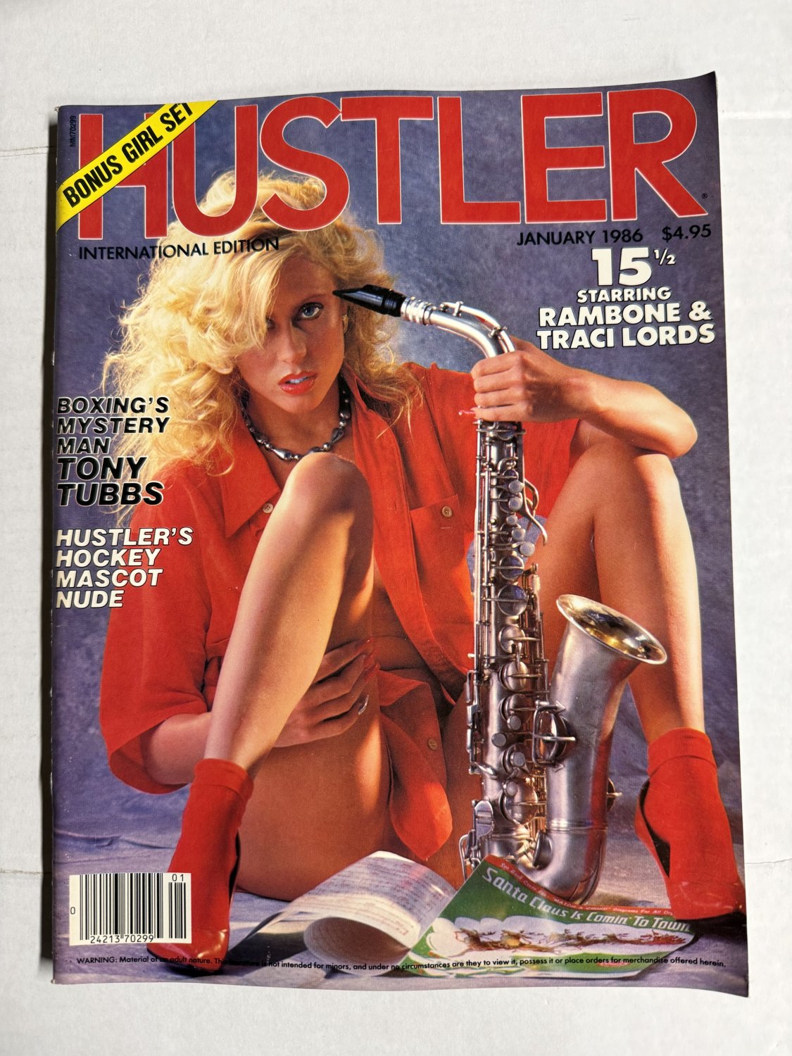 Hustler January 1986 International Version Traci Lords
