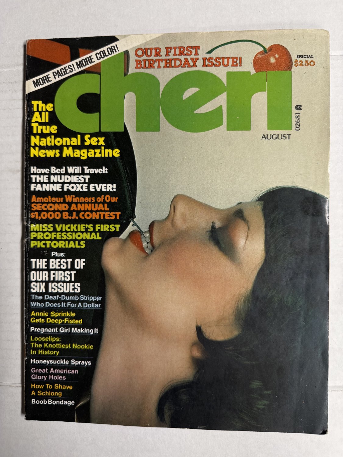 Cheri August 1977 Magazine