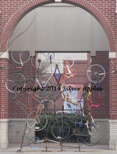 Bicycles Sculpture 5" X 7"