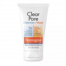 Neutrogena Clear Pore 2 in 1 Facial Cleanser/Face Mask with Kaolin & Bentonite Clay - 4.2 fl oz Neutrogena Clear Pore 2 in 1 Facial Cleanser/Face Mask with Kaolin & Bentonite Clay - 4.2 fl oz