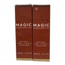 Besque Magic Luxury Body Oil 3.4 Fl Oz. Firms, Plumps & Tightens (2 Packs)