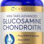 Carlyle Glucosamine Chondroitin MSM - 250 Mini Tablets - Advanced Formula