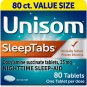 Unisom SleepTabs, Nighttime Sleep-aid, Doxylamine Succinate, 80 Tablets