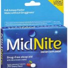 MidNite Sleep Health for Occasional Sleeplessness, 30 Chewable Cherry Tablets (Pack of 3) MidNite Sleep Health for Occasional Sleeplessness, 30 Chewable Cherry Tablets (Pack of 3)