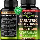 Bariatric Multivitamin - 45 mg Iron Supplements - Made in USA - for Women & Men - All-in-One