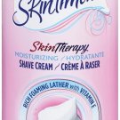 Skintimate Skin Therapy Moisturizing Shave Cream for Women with Vitamin E, Assorted color
