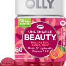 OLLY Undeniable Beauty Gummy, For Hair, Skin, Nails, Biotin, Vitamin C, Keratin, Chewable OLLY Undeniable Beauty Gummy, For Hair, Skin, Nails, Biotin, Vitamin C, Keratin, Chewable